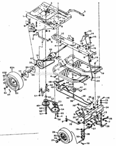 Page C Diagram and Parts List for 502256127  Craftsman Lawn Tractor
