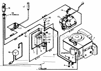 Page A Diagram and Parts List for 502256132  Craftsman Lawn Tractor