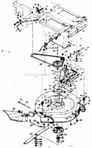 Part Location Diagram of 20668 Generac Earthing Strap