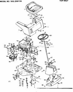 Part Location Diagram of 24823 Generac Rotor Bolt 7-7/8 Lg.