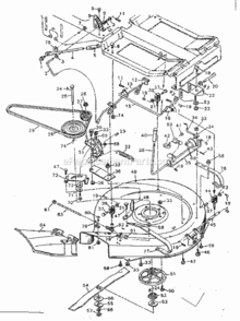 Page D Diagram and Parts List for 502256136A  Craftsman Lawn Tractor