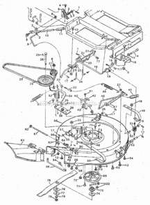 Page D Diagram and Parts List for 502256172  Craftsman Lawn Tractor