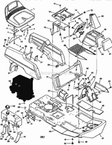 Page A Diagram and Parts List for 502256210  Craftsman Lawn Tractor