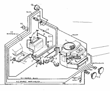 Part Location Diagram of 23883 MTD RING ENGINE 587231B