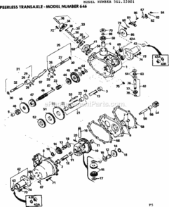 Page F Diagram and Parts List for 50225801  Craftsman Lawn Tractor