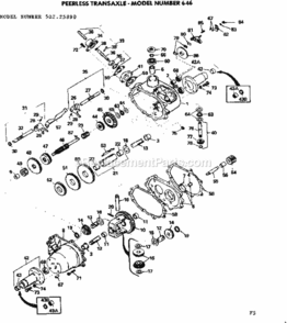 Page F Diagram and Parts List for 50225890  Craftsman Lawn Tractor