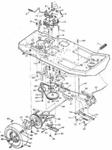 Page C Diagram and Parts List for 502259120  Craftsman Lawn Tractor