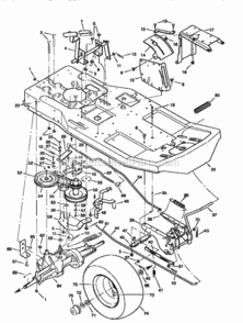 Page B Diagram and Parts List for 502270110  Craftsman Lawn Tractor