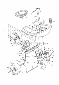 Page C Diagram and Parts List for 502270111  Craftsman Lawn Tractor
