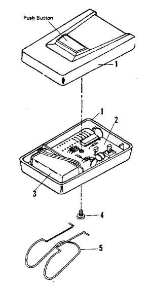 Part Location Diagram of 4A1224 Craftsman Trans case