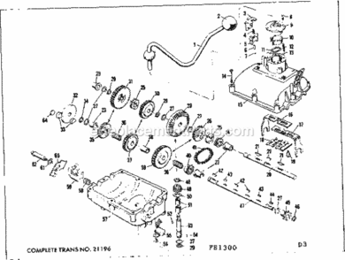 Part Location Diagram of 400123 Craftsman Input Shaft