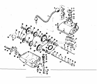 Page E Diagram and Parts List for 50281370  Craftsman Lawn Tractor