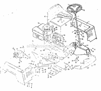 Page A Diagram and Parts List for 50281373  Craftsman Lawn Tractor