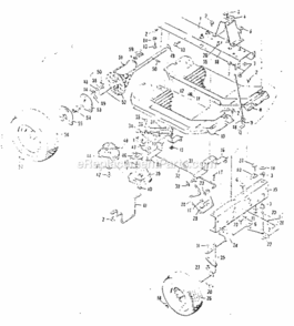 Page B Diagram and Parts List for 50281373  Craftsman Lawn Tractor