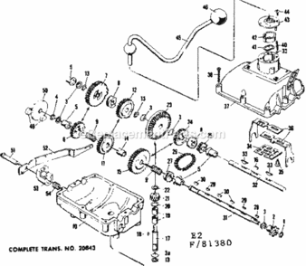 Page E Diagram and Parts List for 50281380  Craftsman Lawn Tractor