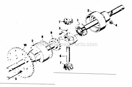 Part Location Diagram of 400010 Husqvarna TRANSMISSION ASSEMBLY WITH DRI
