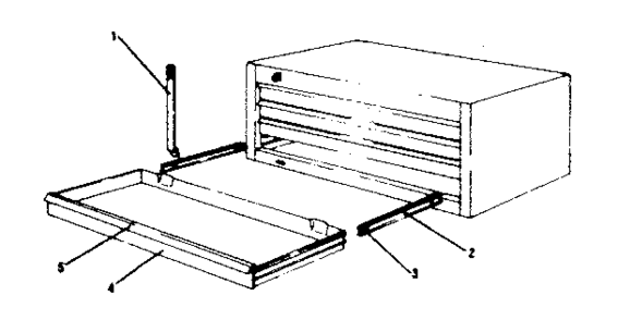 Unit Parts Diagram and Parts List for 706654010  Craftsman Tool Stand & Cart