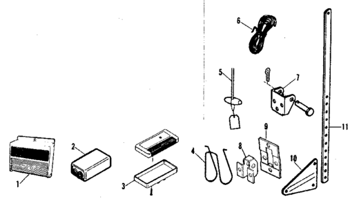 Part Location Diagram of 41D2736-1 Craftsman Control assembly