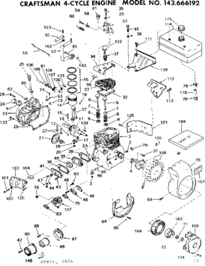 Part Location Diagram of 31726A Craftsman Control assembly