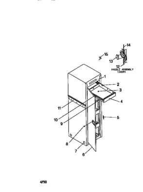 Unit Parts Diagram and Parts List for 706650655  Craftsman Tool Stand & Cart