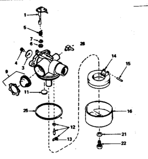 Part Location Diagram of 181-505-11 Craftsman Manual