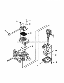 Page C Diagram and Parts List for 517797940  Craftsman Leaf Blower / Vacuum