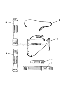 Part Location Diagram of 7538 Craftsman Tube