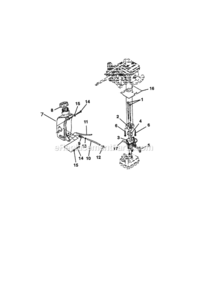 Page E Diagram and Parts List for 517797942  Craftsman Leaf Blower / Vacuum