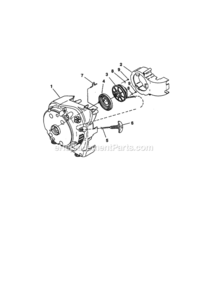 Page F Diagram and Parts List for 517797942  Craftsman Leaf Blower / Vacuum