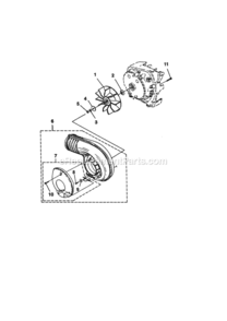 Page G Diagram and Parts List for 517797942  Craftsman Leaf Blower / Vacuum