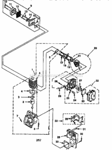 Part Location Diagram of 98767-A Craftsman Gasket