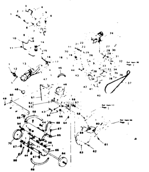 Part Location Diagram of 54561 Dynabrade SHIM