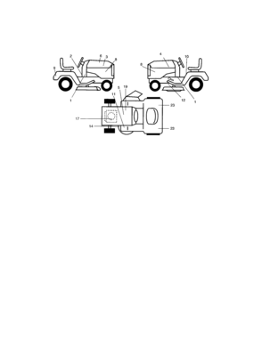 Decals Diagram and Parts List for 917276052  Craftsman Lawn Tractor