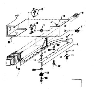 Part Location Diagram of 22625-D Craftsman Spacer