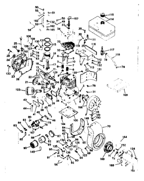 Part Location Diagram of 30810 Craftsman Crnkshft asy