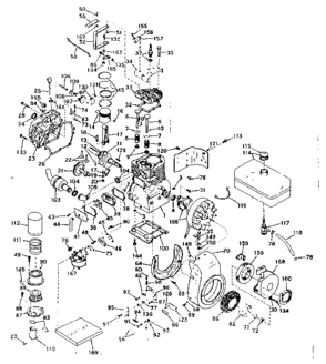 Part Location Diagram of 31807A Craftsman Housing