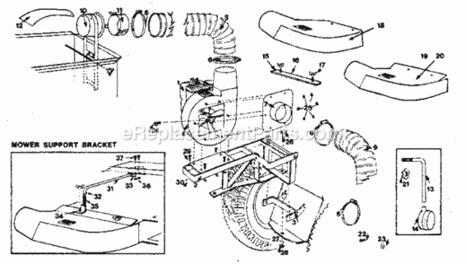 Part Location Diagram of 9032 Craftsman Bolt