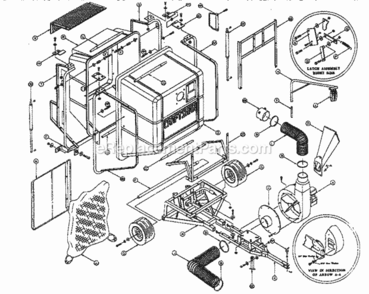 Page A Diagram and Parts List for 521244950  Craftsman Leaf Blower / Vacuum