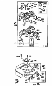 Page G Diagram and Parts List for 521244950  Craftsman Leaf Blower / Vacuum