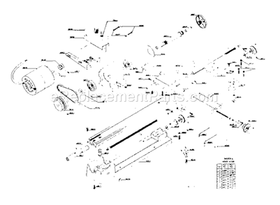 Part Location Diagram of 4058 Craftsman Spindle Bar