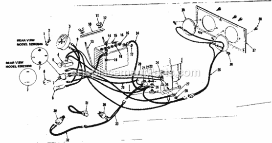 Part Location Diagram of 41373 Craftsman Mounting Clip