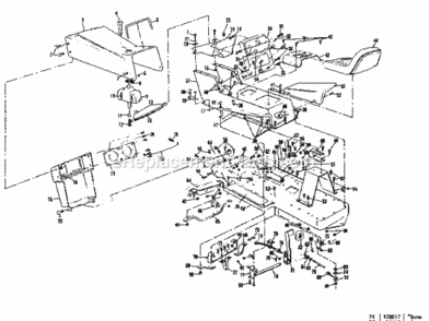 Part Location Diagram of 42866 Craftsman Nut