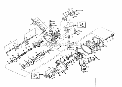 Page F Diagram and Parts List for 52852800  Craftsman Lawn Tractor