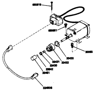Craftsman 120 Volt Electric Starter Kit No. 143.88824 Diagram and Parts List for 143796053  Craftsman Engine