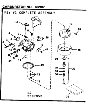 Part Location Diagram of 694471 Craftsman Owner's manual