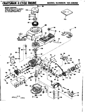 Part Location Diagram of 34532 Craftsman Piston assembly