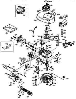Engine (143.974020) 71/143 Diagram and Parts List for 143974020  Craftsman Engine