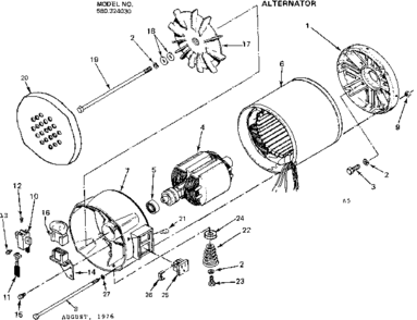 Part Location Diagram of 24381-B Craftsman Housing