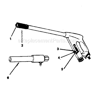 Part Location Diagram of 0802-003 Craftsman 30 Feet Draw Hose