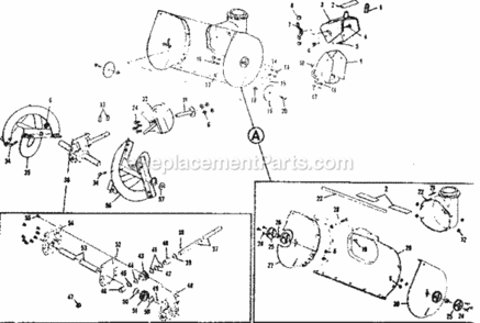 Part Location Diagram of 48772 Generac Spacer, Exhaust Pipe
